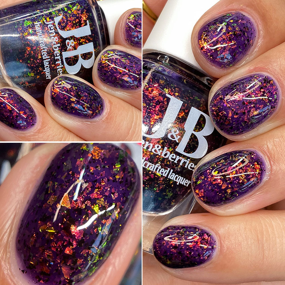 tossed knuckles - Jen & Berries nail polish