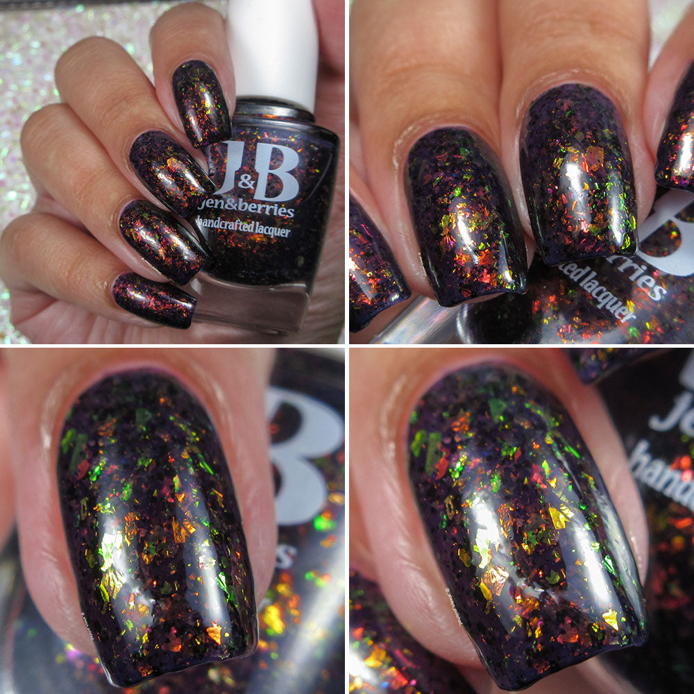 tossed knuckles - Jen & Berries nail polish