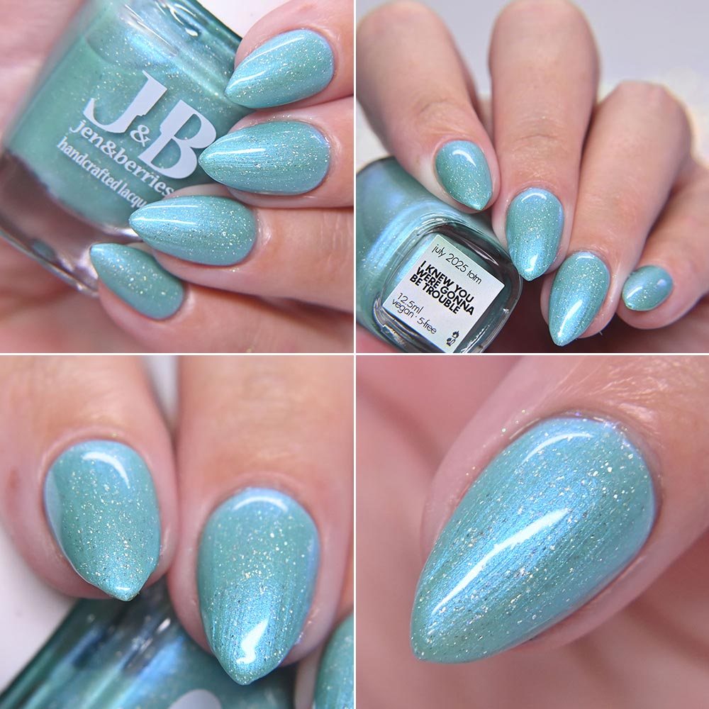 i knew you were gonna be trouble - Jen & Berries nail polish