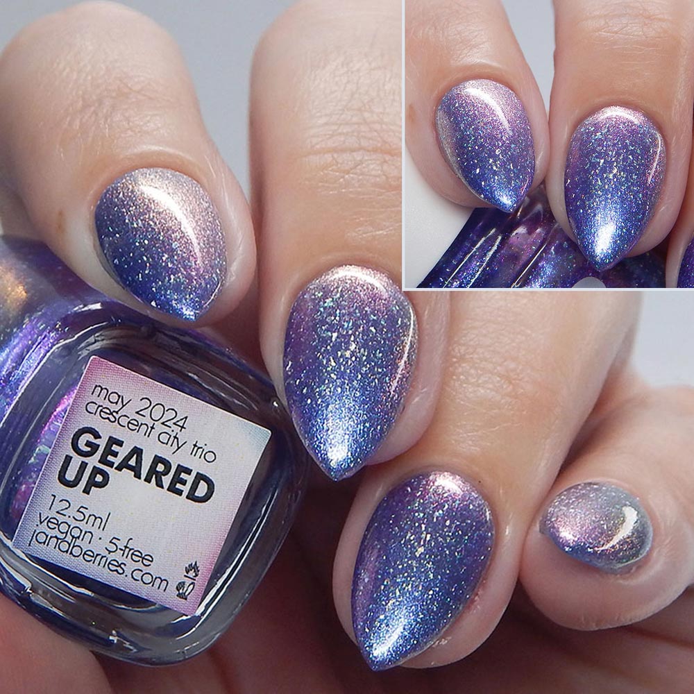 geared up - Jen & Berries nail polish