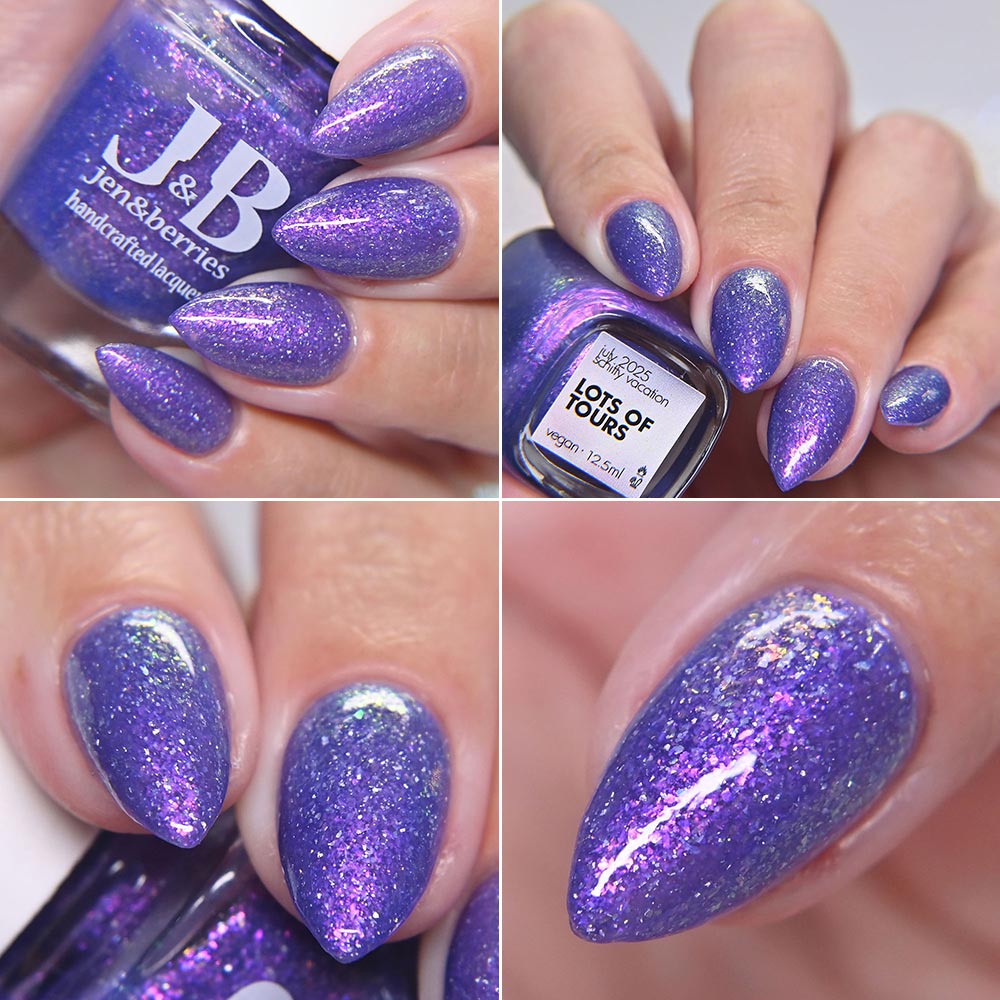 lots of tours - Jen & Berries nail polish