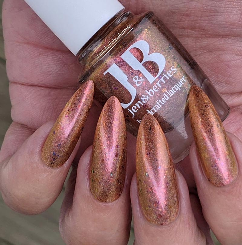 can't we just squash this? - Jen & Berries nail polish