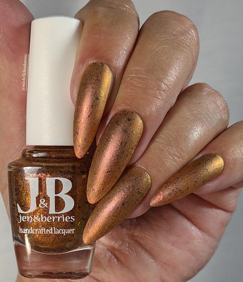 can't we just squash this? - Jen & Berries nail polish