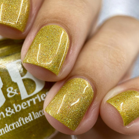it's mari-gold, baby - Jen & Berries nail polish