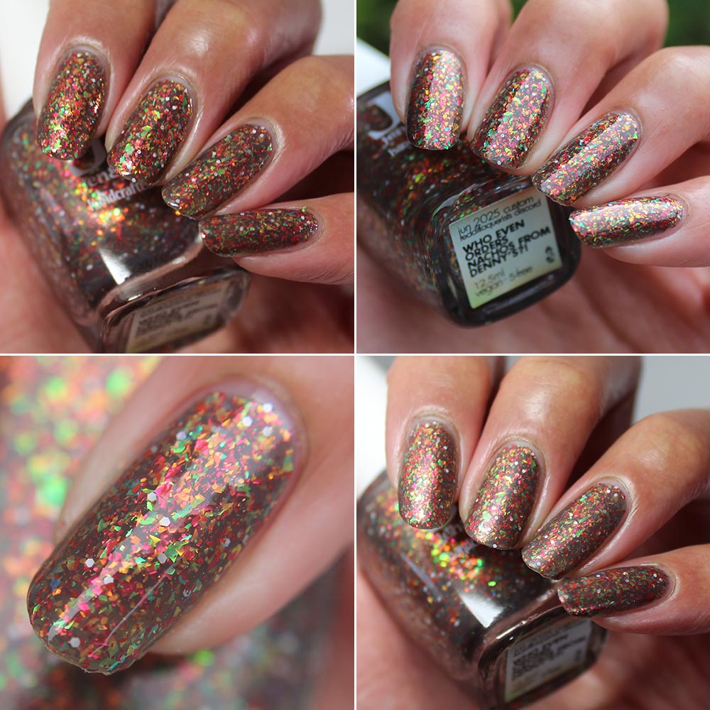 who even orders nachos from Denny's?! - Jen & Berries nail polish