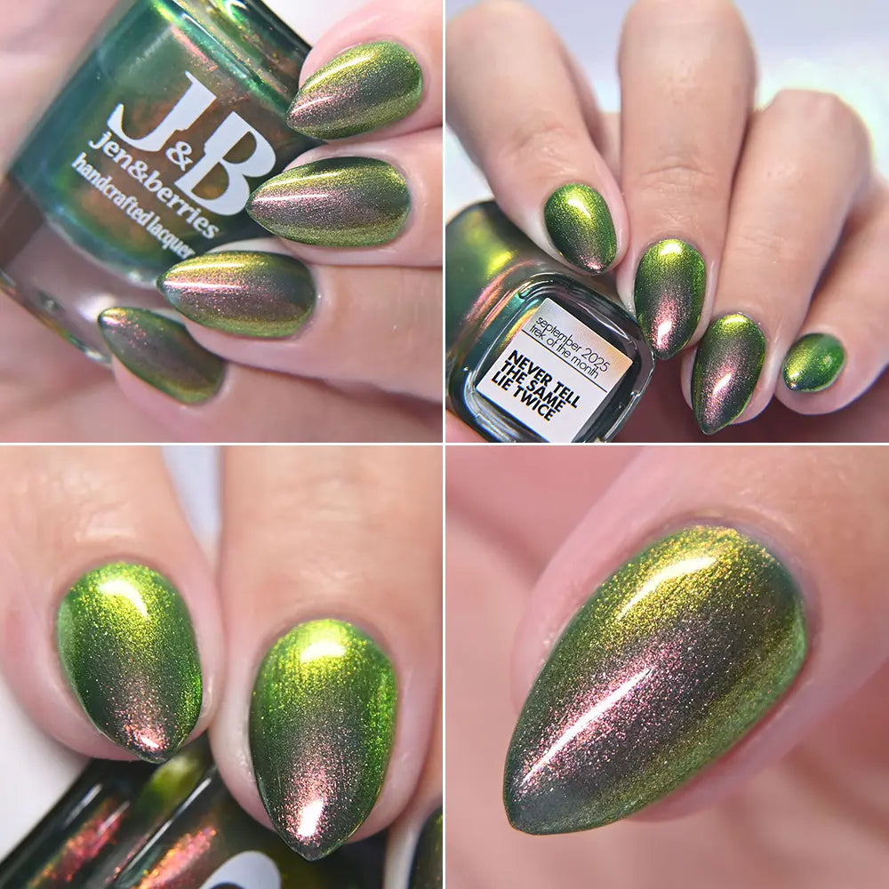 never tell the same lie twice - Jen & Berries nail polish