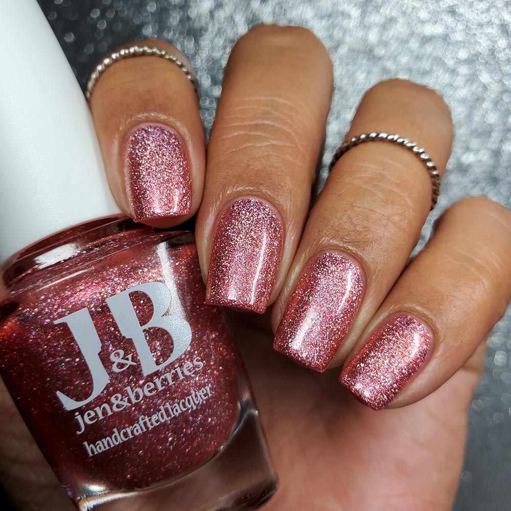 out for blood orange - Jen & Berries nail polish