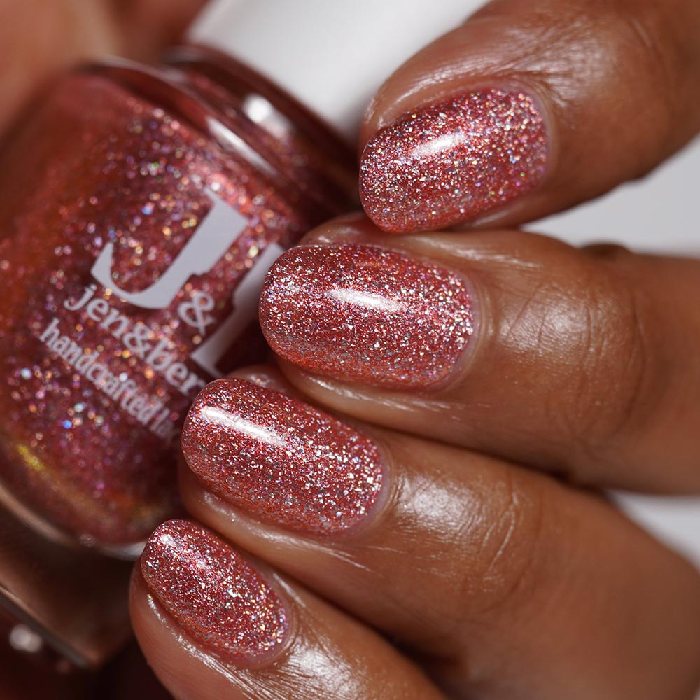 out for blood orange - Jen & Berries nail polish