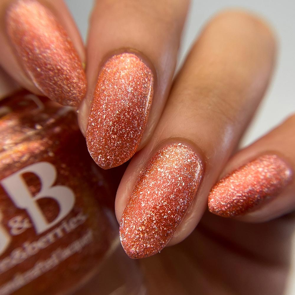out for blood orange - Jen & Berries nail polish