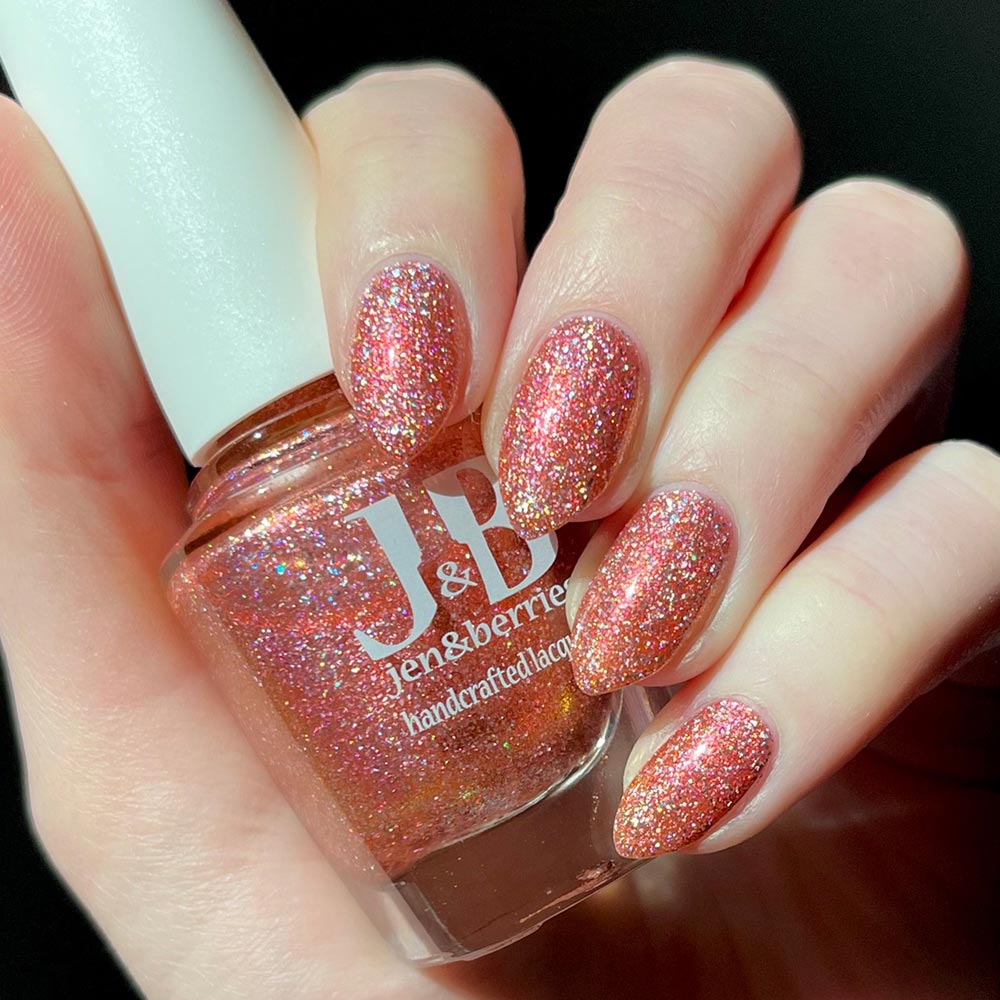 out for blood orange - Jen & Berries nail polish