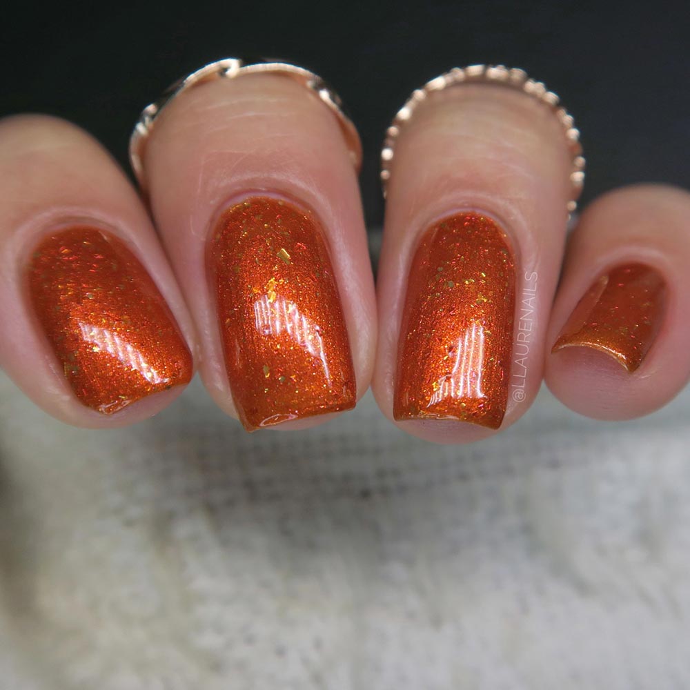 pumpkin cry - Jen & Berries nail polish
