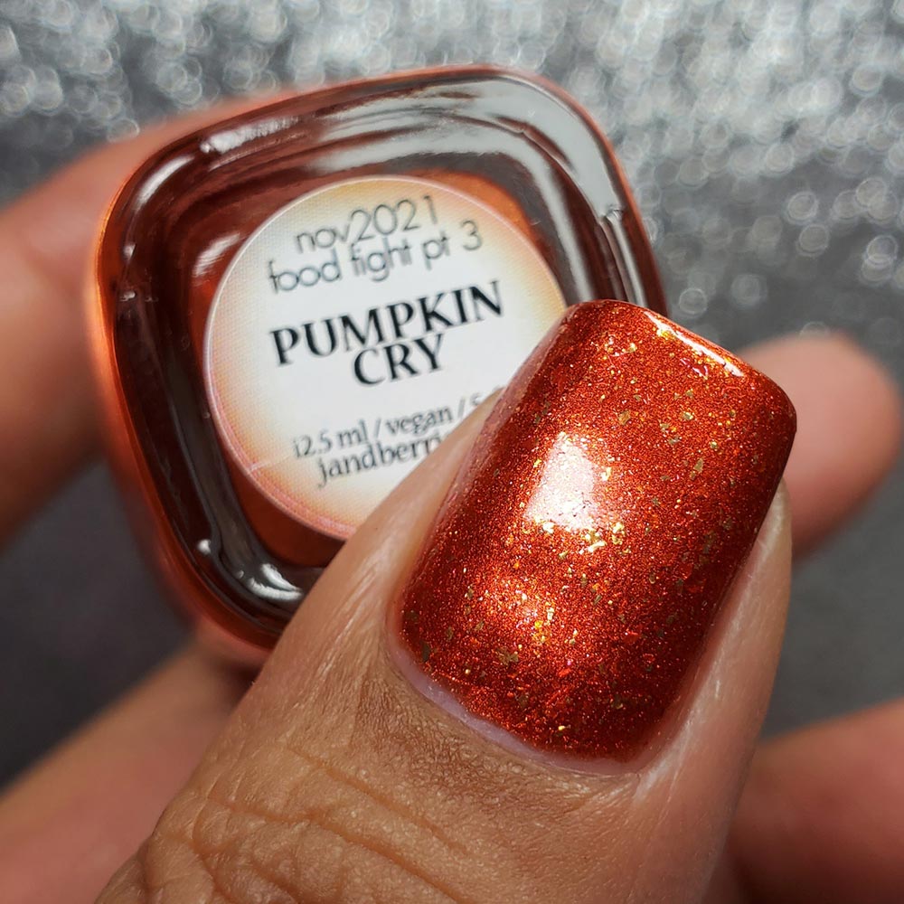 pumpkin cry - Jen & Berries nail polish