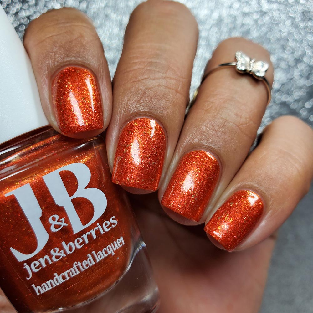 pumpkin cry - Jen & Berries nail polish
