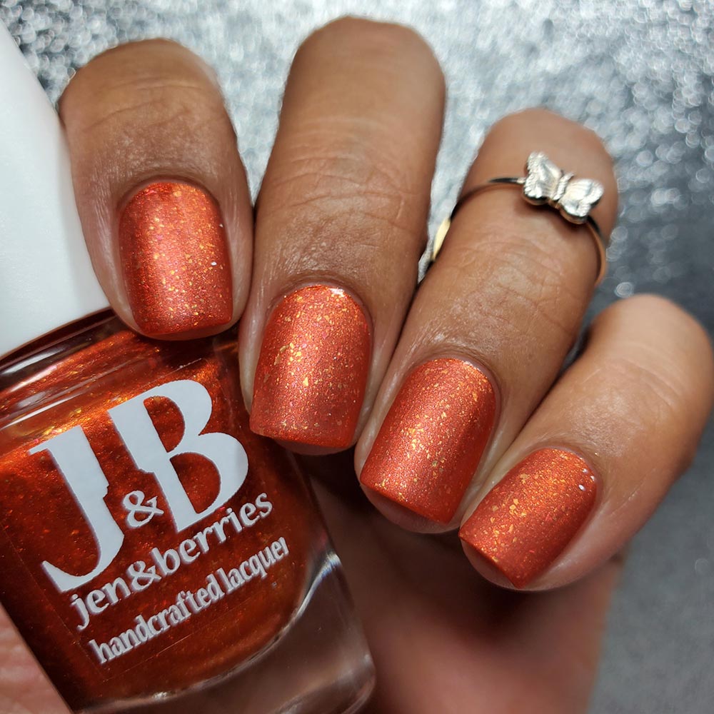 pumpkin cry - Jen & Berries nail polish