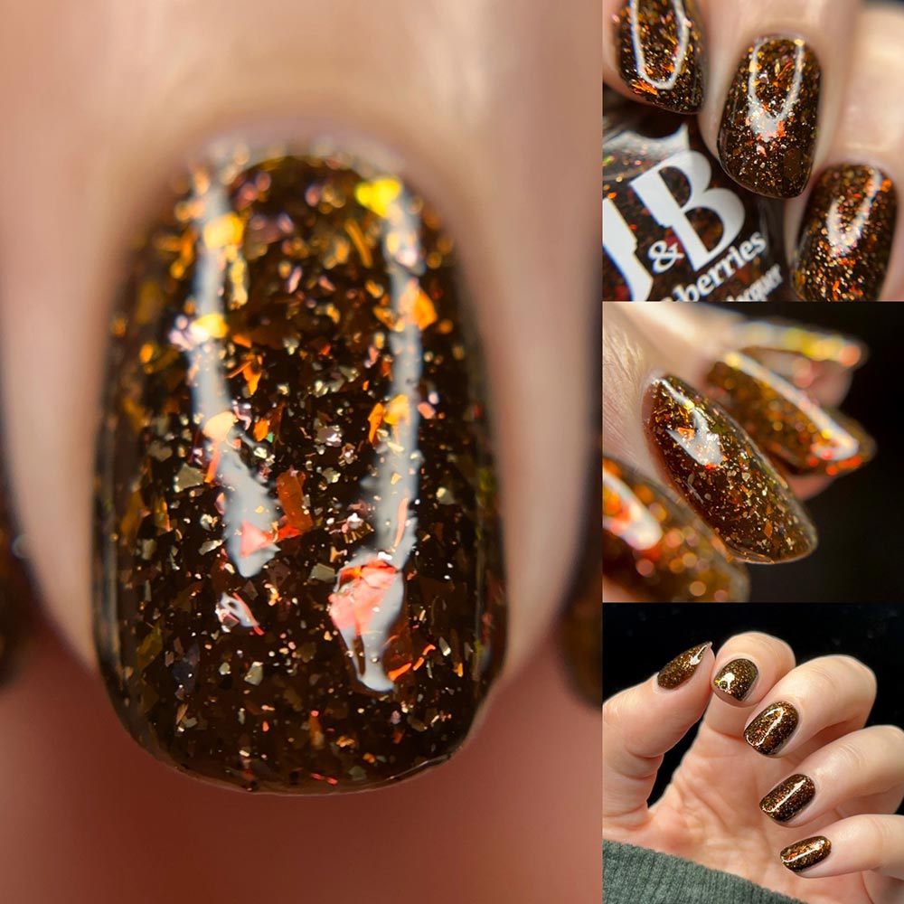 hey! no peek-an! - Jen & Berries nail polish