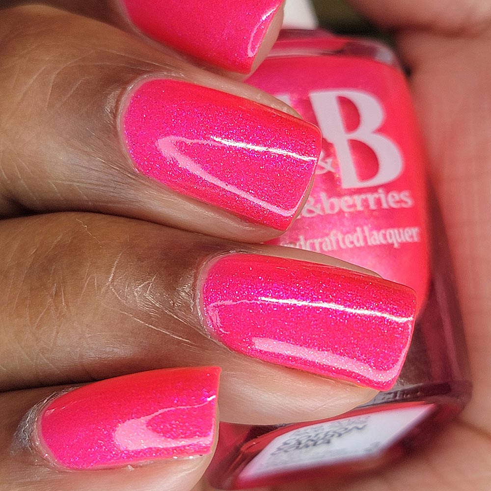 cotton candy coma - Jen & Berries nail polish