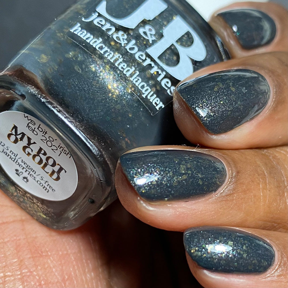 my pot o' gold - Jen & Berries nail polish