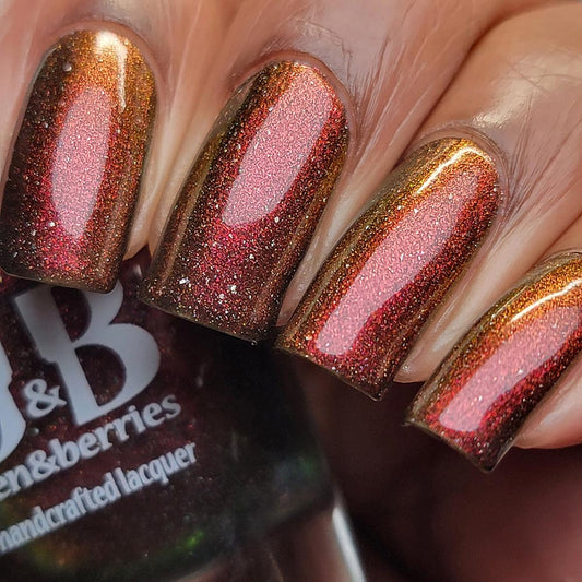 prime ribbing - Jen & Berries nail polish