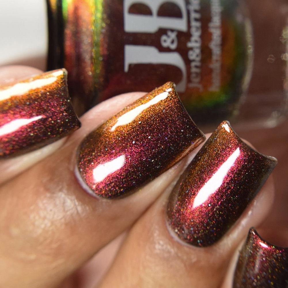 prime ribbing - Jen & Berries nail polish