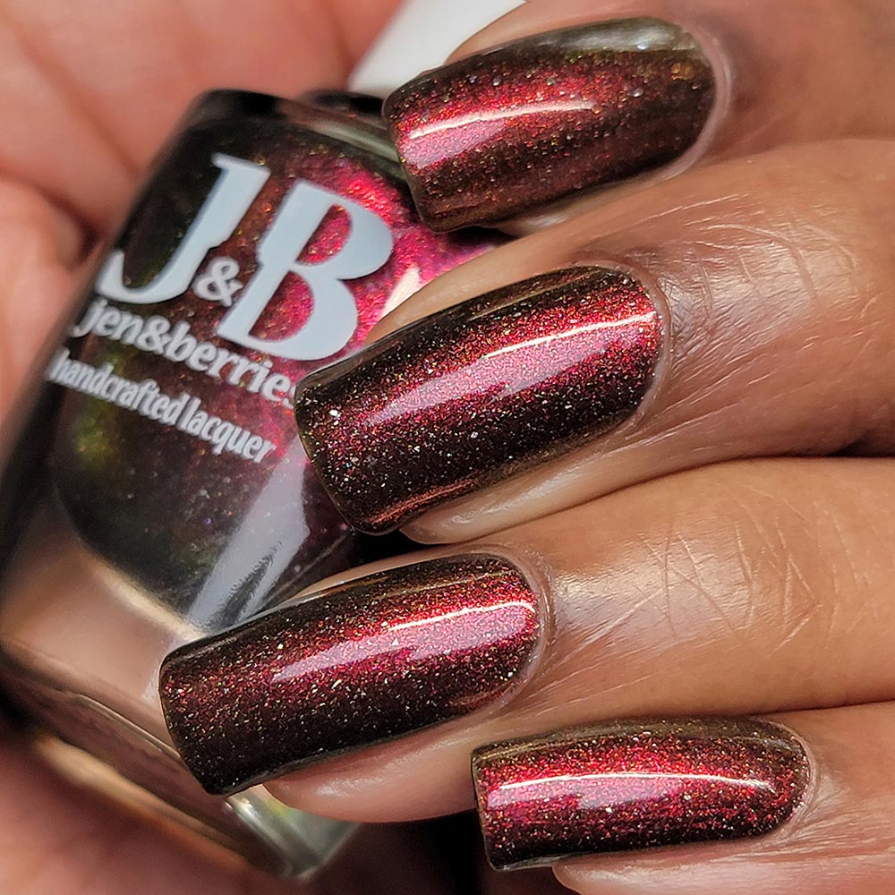 prime ribbing - Jen & Berries nail polish