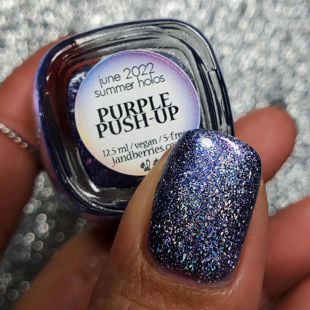 purple push ups - Jen & Berries nail polish