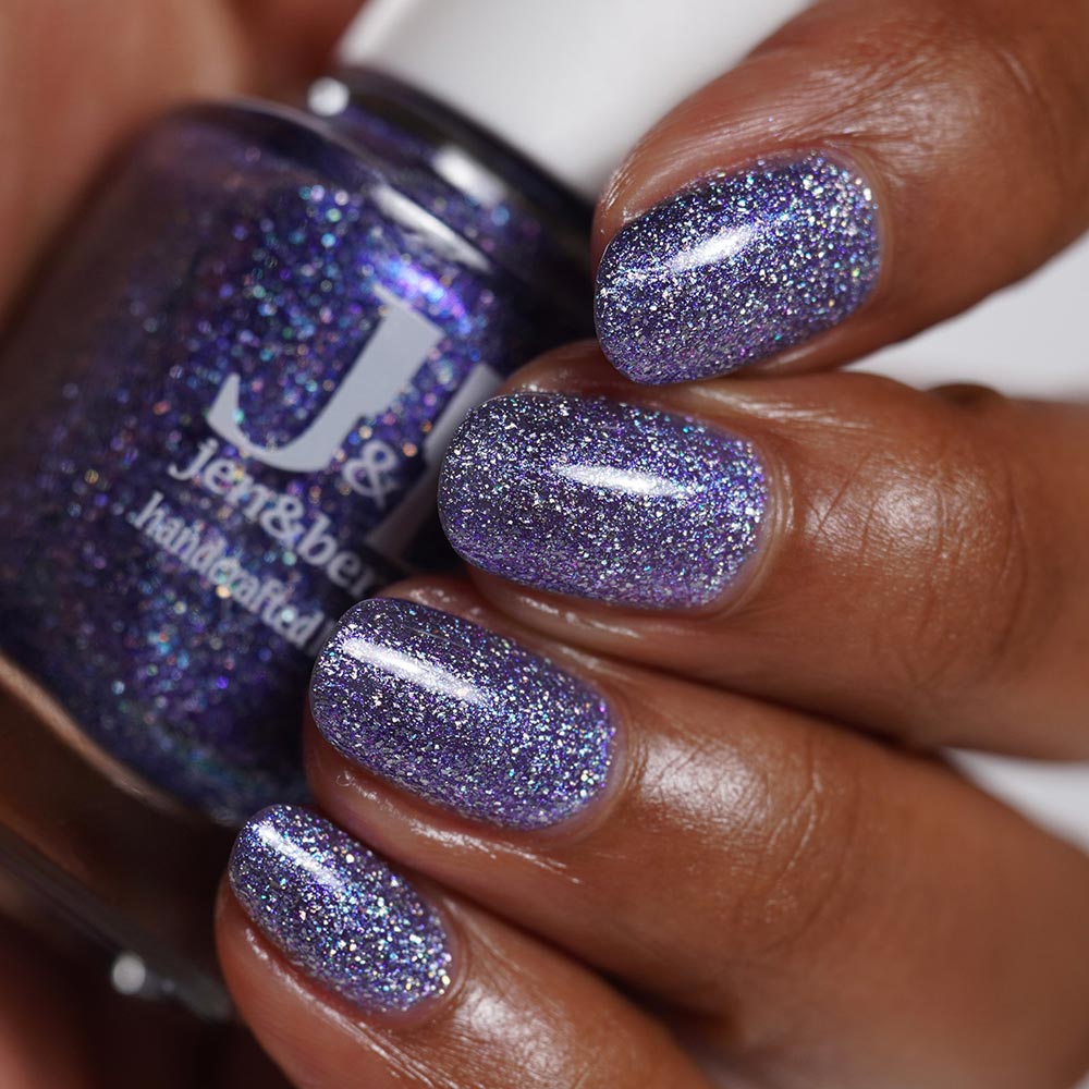 purple push ups - Jen & Berries nail polish