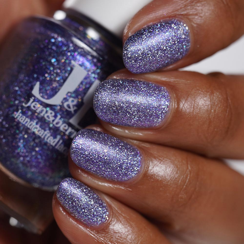 purple push ups - Jen & Berries nail polish