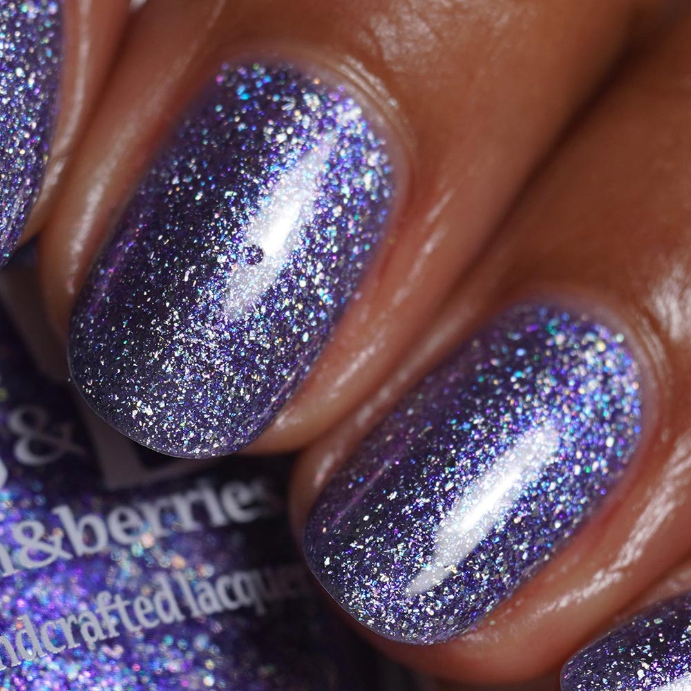 purple push ups - Jen & Berries nail polish