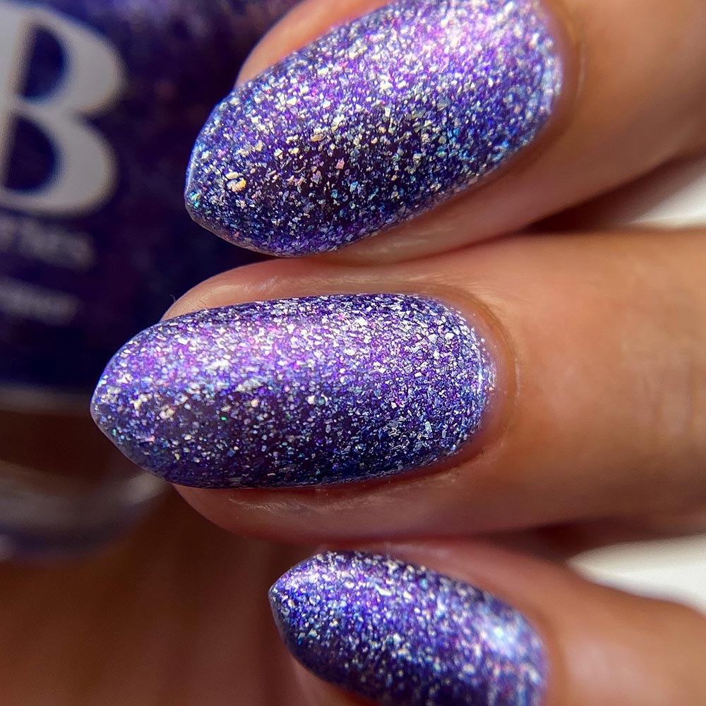 purple push ups - Jen & Berries nail polish