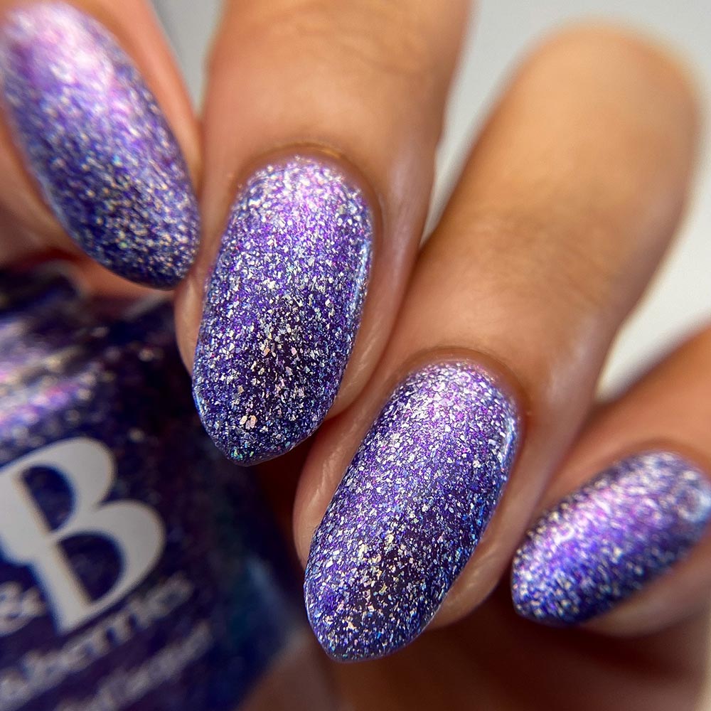 purple push ups - Jen & Berries nail polish