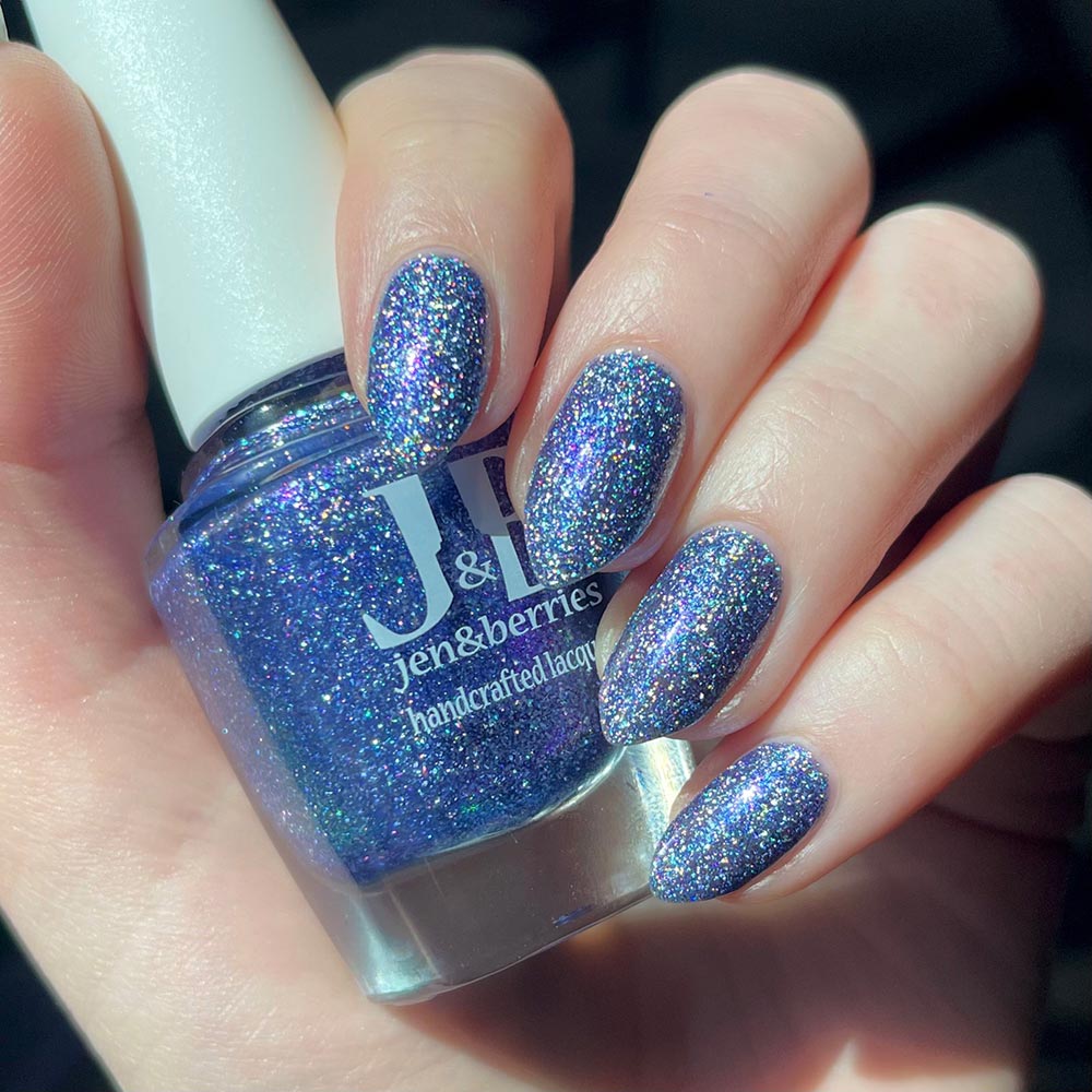 purple push ups - Jen & Berries nail polish