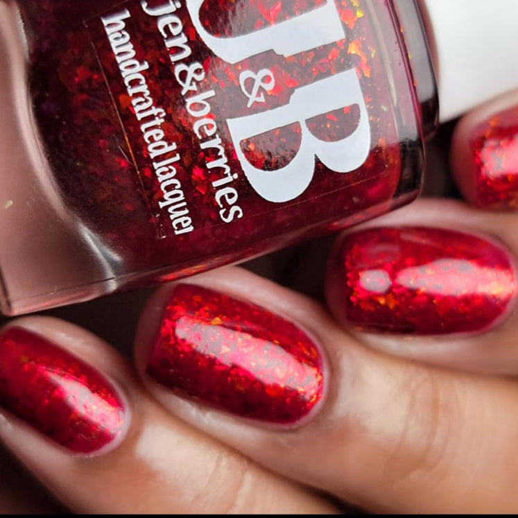 q know who? - Jen & Berries nail polish