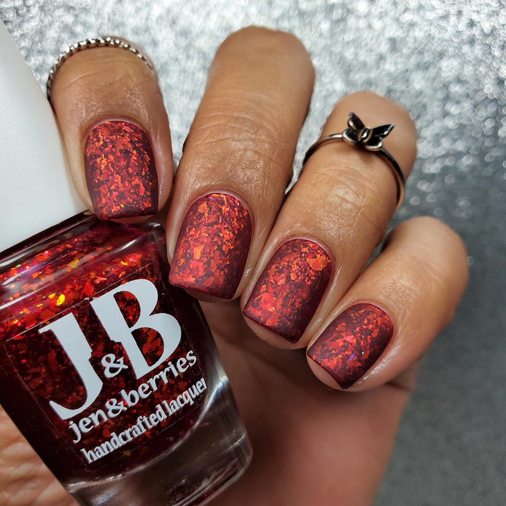 q know who? - Jen & Berries nail polish