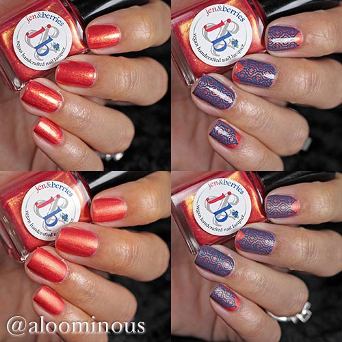 raging fire within - Jen & Berries nail polish