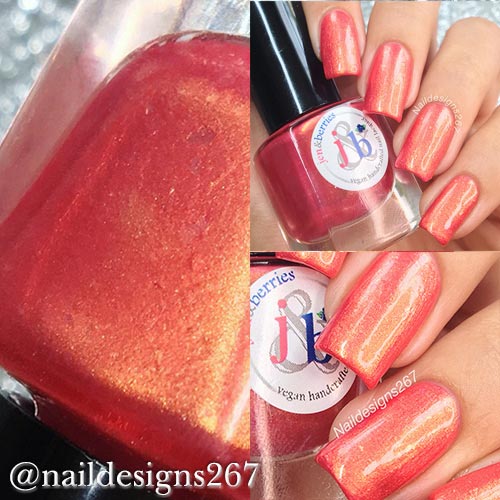 raging fire within - Jen & Berries nail polish