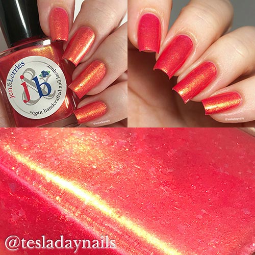 raging fire within - Jen & Berries nail polish
