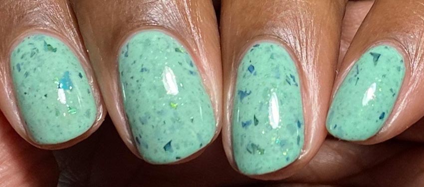 shamrock shaking - Jen & Berries nail polish