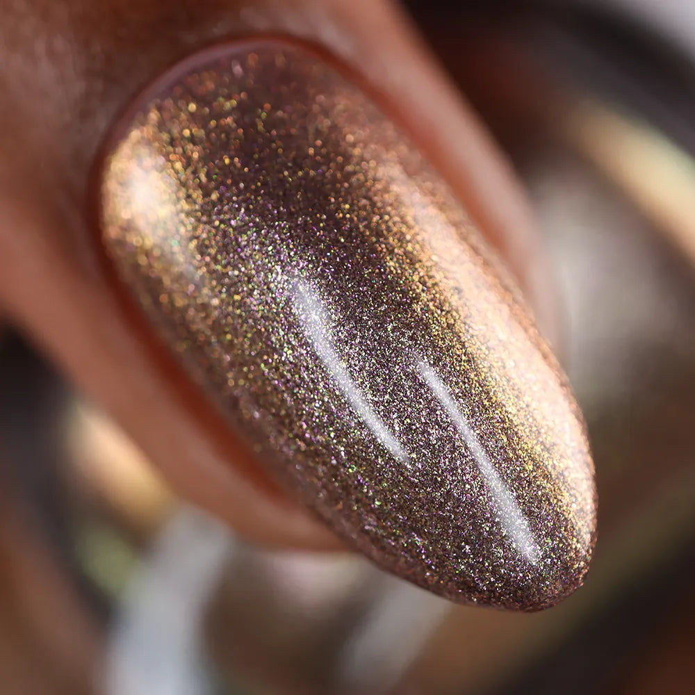 side by side with a friend - Jen & Berries nail polish