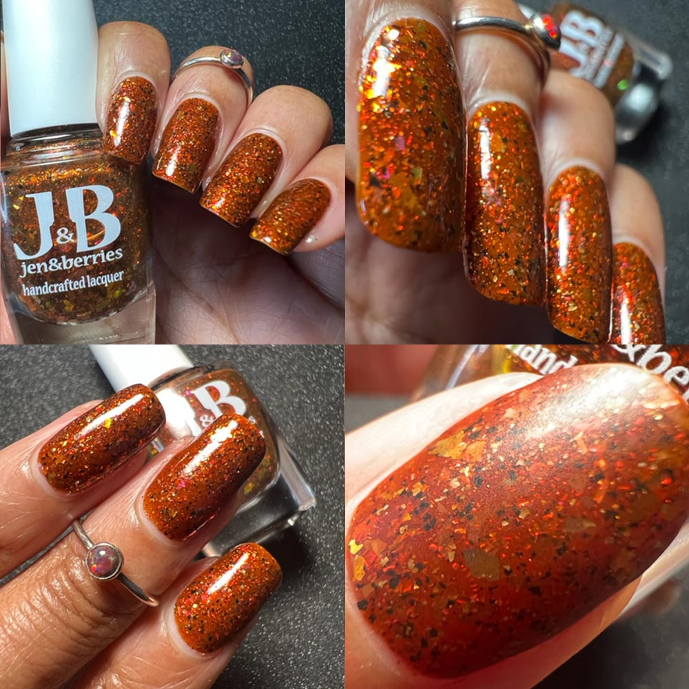 sweet potato smash - Jen & Berries nail polish