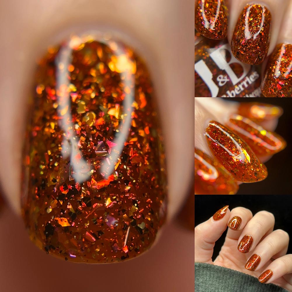 sweet potato smash - Jen & Berries nail polish