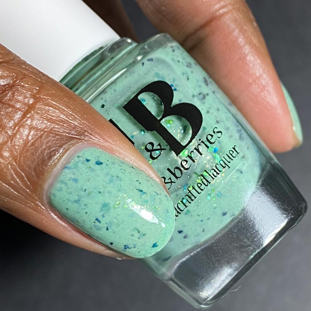 shamrock shaking - Jen & Berries nail polish