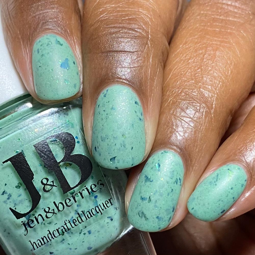 shamrock shaking - Jen & Berries nail polish