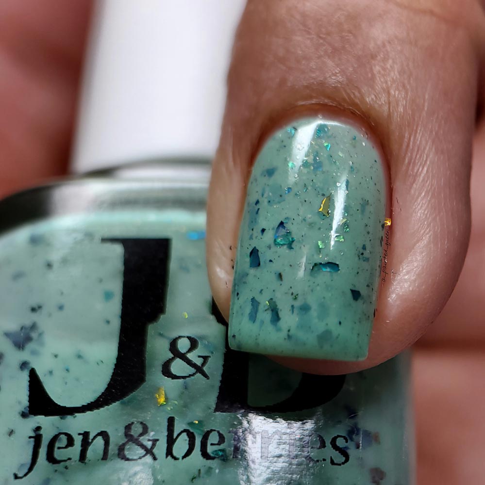 shamrock shaking - Jen & Berries nail polish
