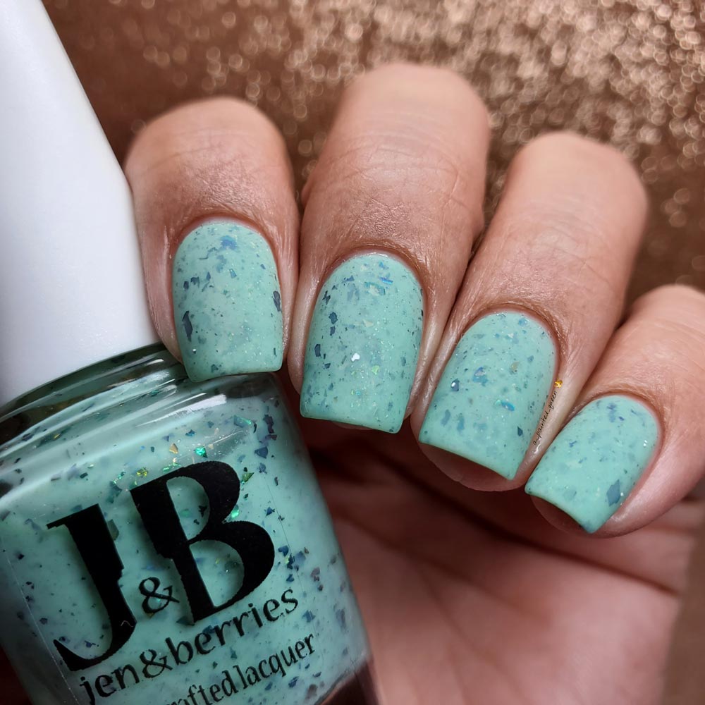 shamrock shaking - Jen & Berries nail polish