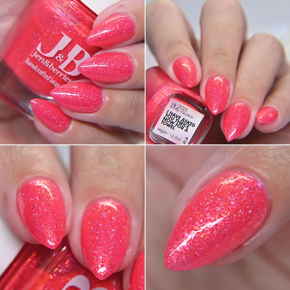 i have asked you thrice now for a towel - Jen & Berries nail polish