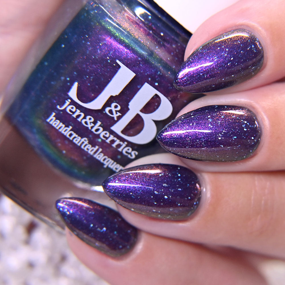 life's short. talk fast. - Jen & Berries nail polish