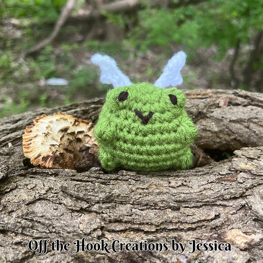 Crochet Froggon Toy - Jen & Berries nail polish