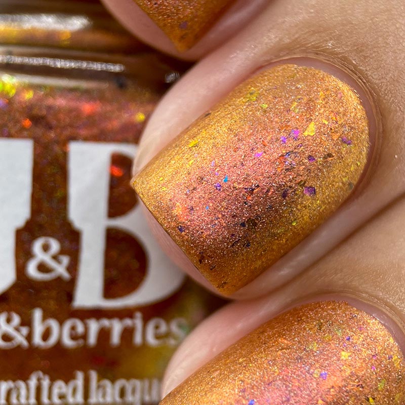 can't we just squash this? - Jen & Berries nail polish