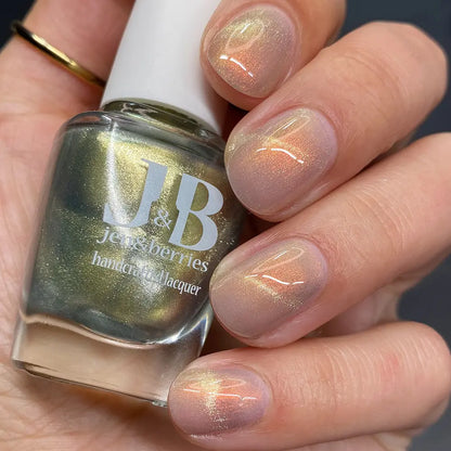 champagne spray - Jen & Berries nail polish