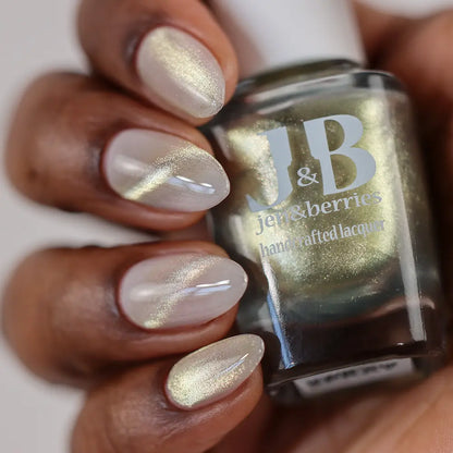champagne spray - Jen & Berries nail polish